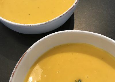 Butternut & rosemary soup