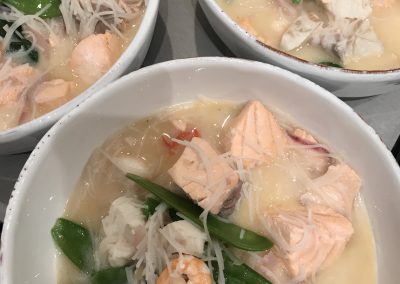 Nicky’s Thai Fish Soup with Rice Noodles